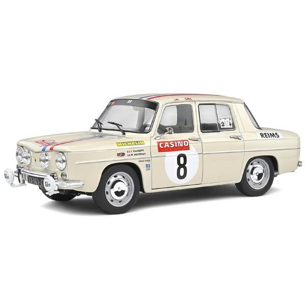 新品 SOLIDO 1/18 ルノー 8 ゴルディニ 1300 ヒストリックラリー モンテカルロ 2014 #8 完成品ダイキャストミニカー S1803608 [佐川急便]