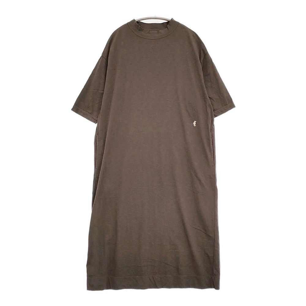 極美品✨45R 45周年 ヨックネック 天竺 ワンピース R刺繍