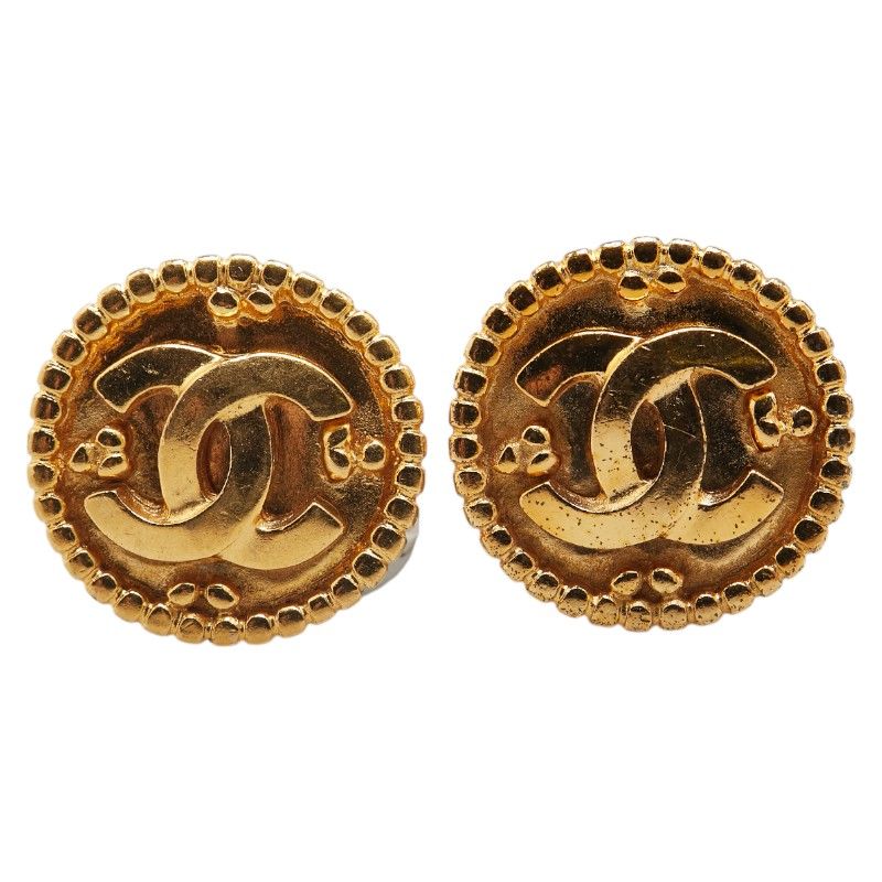 シャネル ヴィンテージ ココマーク ゴールド メッキ レディース CHANEL  