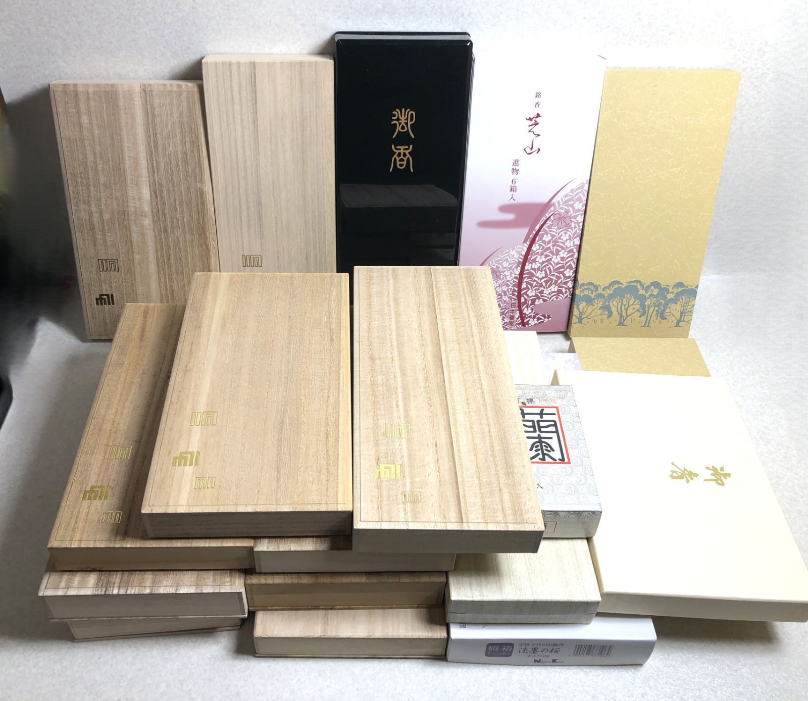 DH561 線香 香樹林 玉初堂 他 セット 18箱 仏具