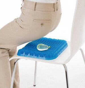  セット! ゲルクッション 3 D立体形状 カバー付 体圧分散 衝撃吸収 TV通販 仕事 車椅子 その他 床ずれ防止用品