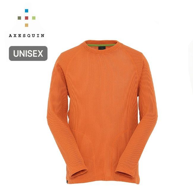AXESQUIN アクシーズクイン ベンチレーションニットLS Tee 11124 ゴールドフレーム