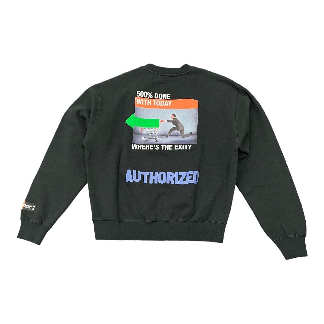 HERON PRESTON クルーネック スウェット ヘロンプレストン L