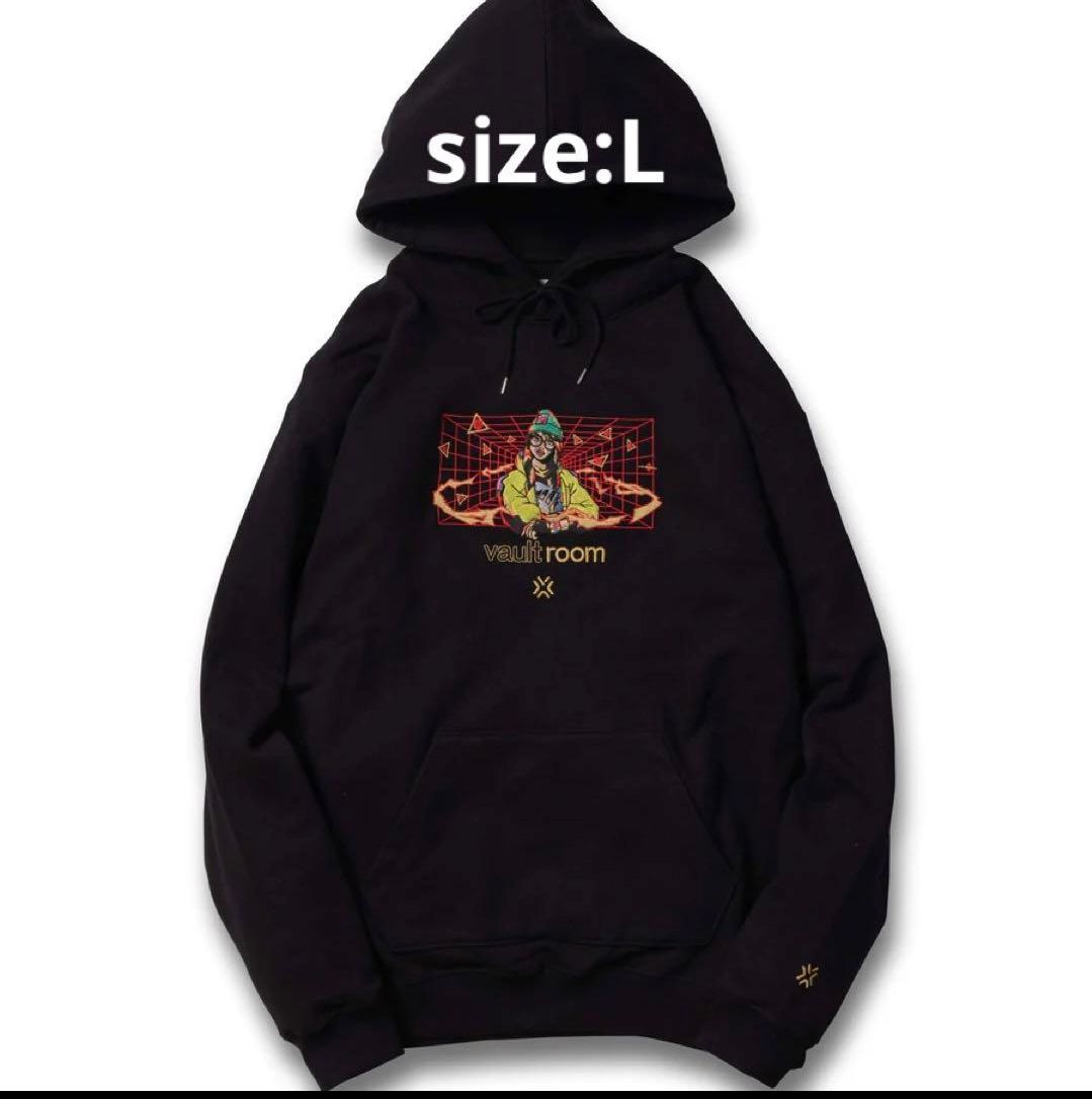 VAULTROOM LOGO HOODIE / BLK Lサイズ VAULTROOM LOGO HOODIE / BLK