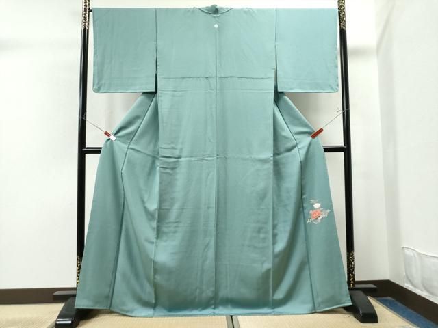 平和屋着物●上質な色無地　青竹色　正絹　逸品　未使用　CAAU1739yc 平和屋着物○上質な色無地 青竹色 正絹 逸品 未使用 CAAU1739yc - メルカリ