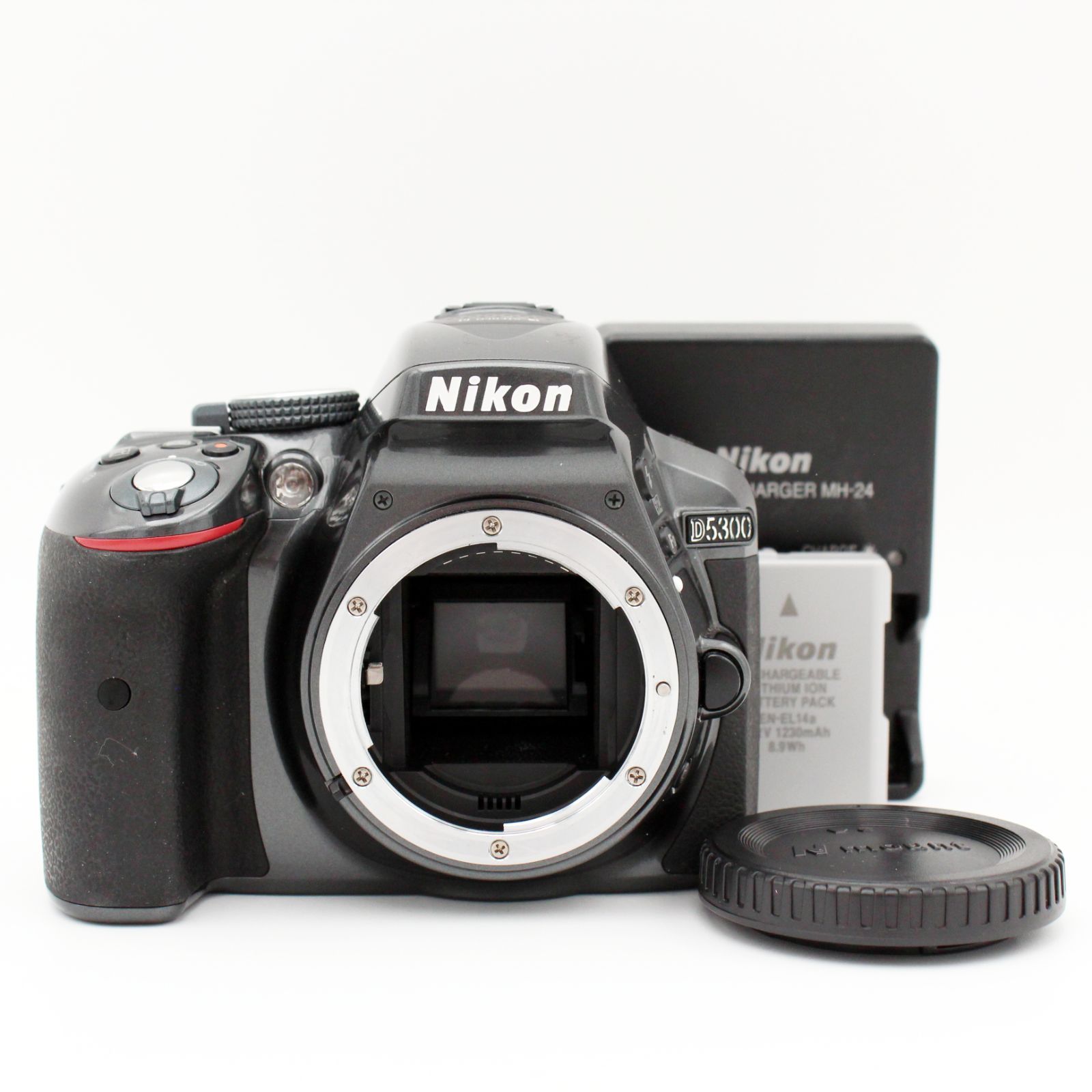 極上品◇Nikon ニコン D5300 ボディ グレー◇シャッター回数9952回