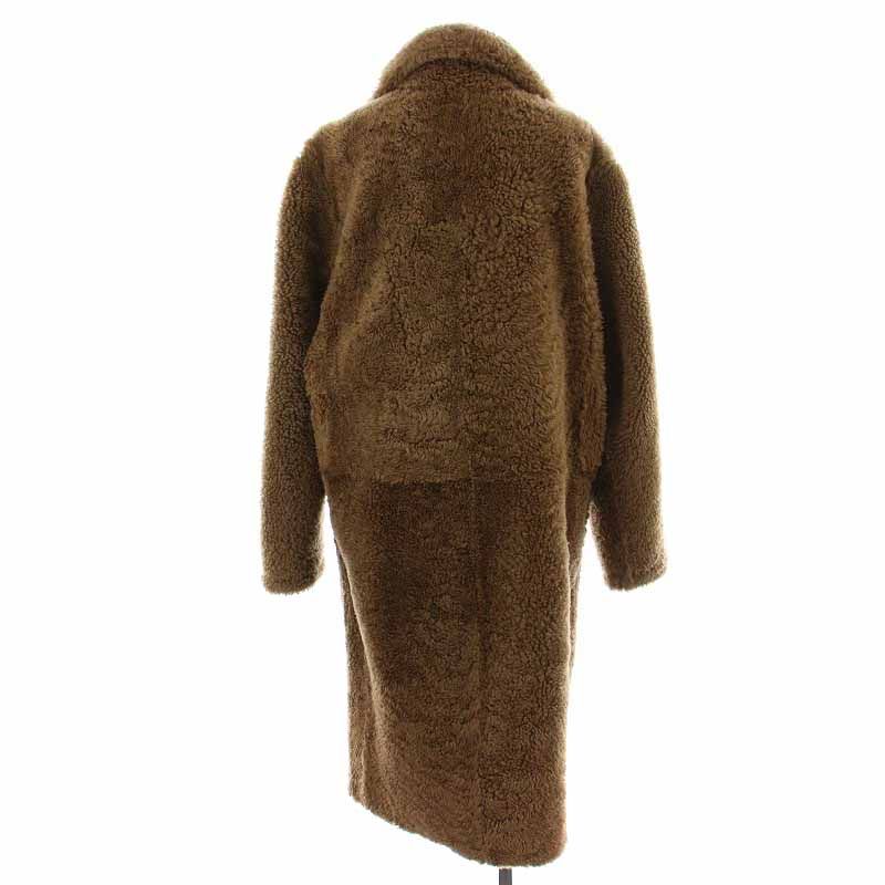 イヴサロモン YVES SALOMON OVERSIZE W MOUTON COAT ムートンコート