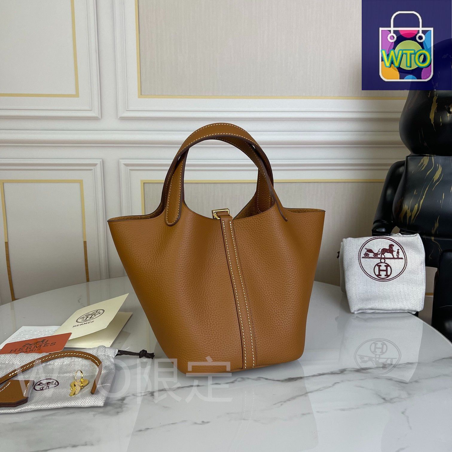 HERMES ブラウン スエード ハンドバッグ エルメス ゴールデンブラウン レディース ハンドバッグ｜本日