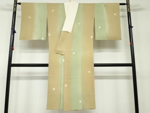 平和屋着物●長襦袢 無双仕立て 丸文 暈し染め 正絹 DAAW5374ud