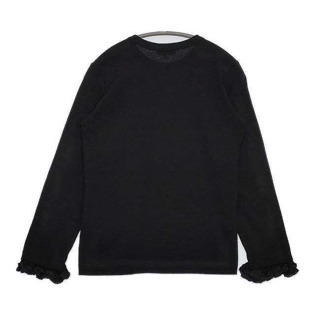 tricot COMME des GARCONS 袖フリル 異素材切り替え 長袖T