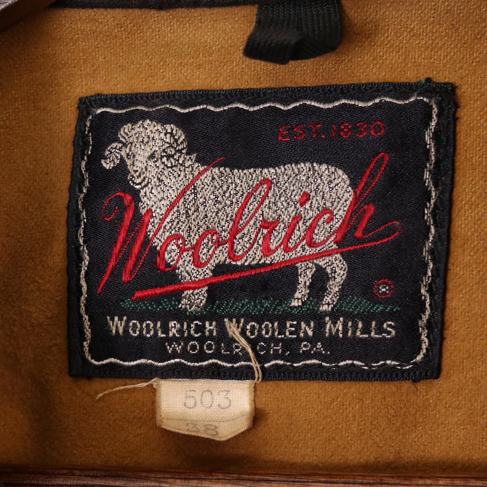 40年代 WOOLRICH ウールリッチ マッキーノ クルーザージャケット