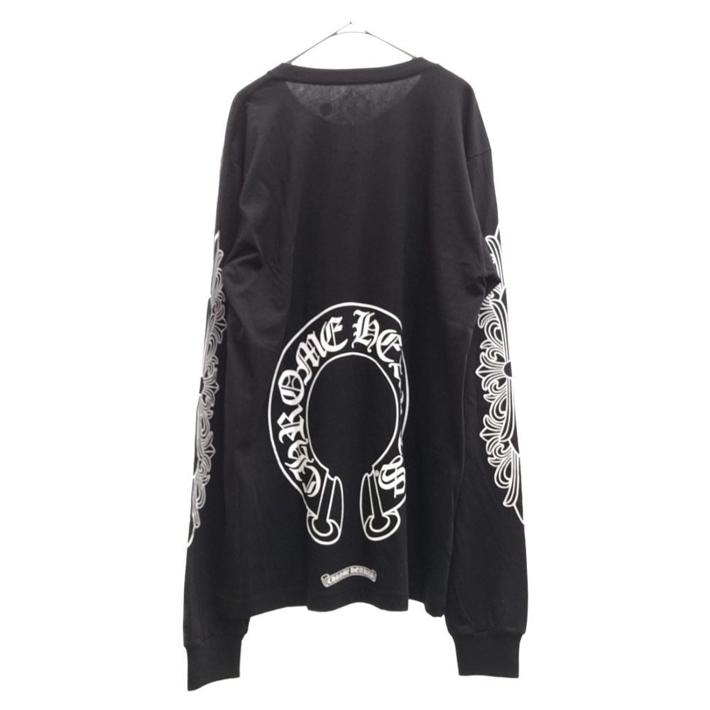 CHROME HEARTS (クロムハーツ) Horseshoe L/S Tee ホースシューロング