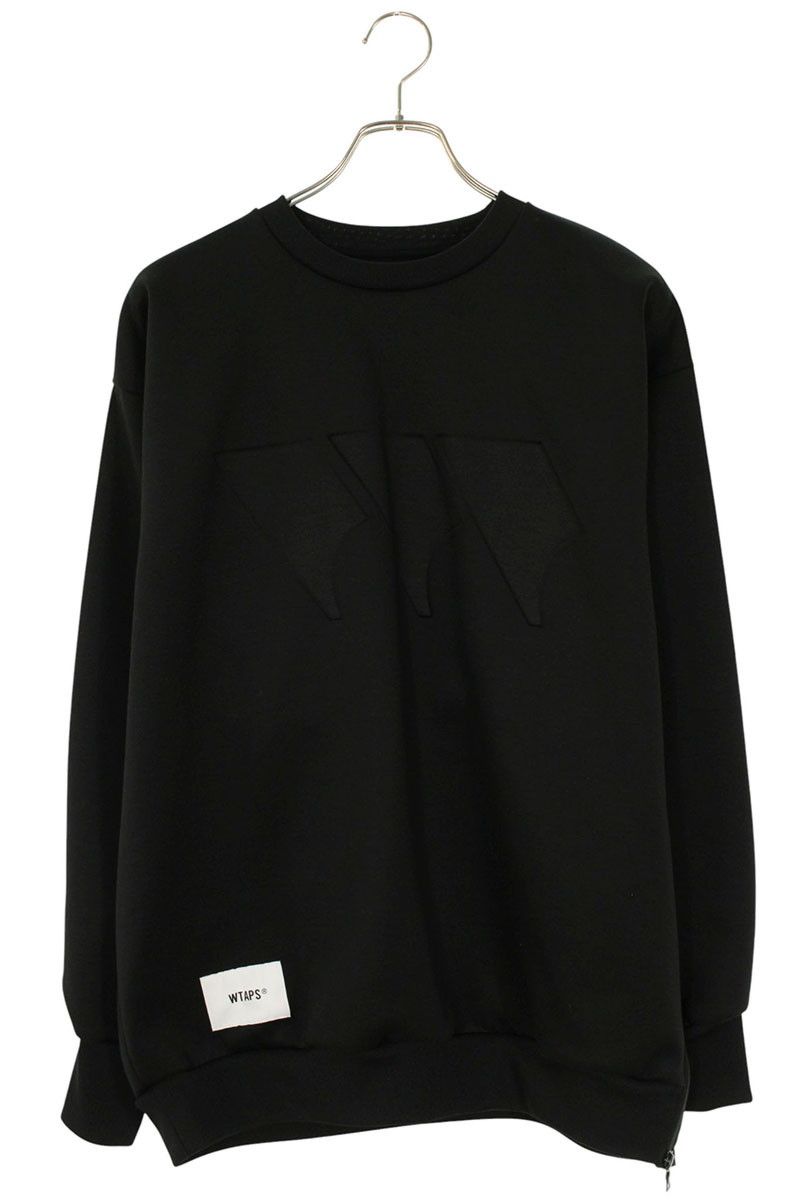 ダブルタップススウェット ダブルタップス 241ATDT-CSM07 ポリクルーネックスウェット