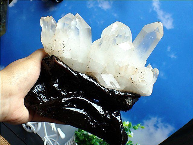 超強いパワー天然水晶クラスターYT2B6