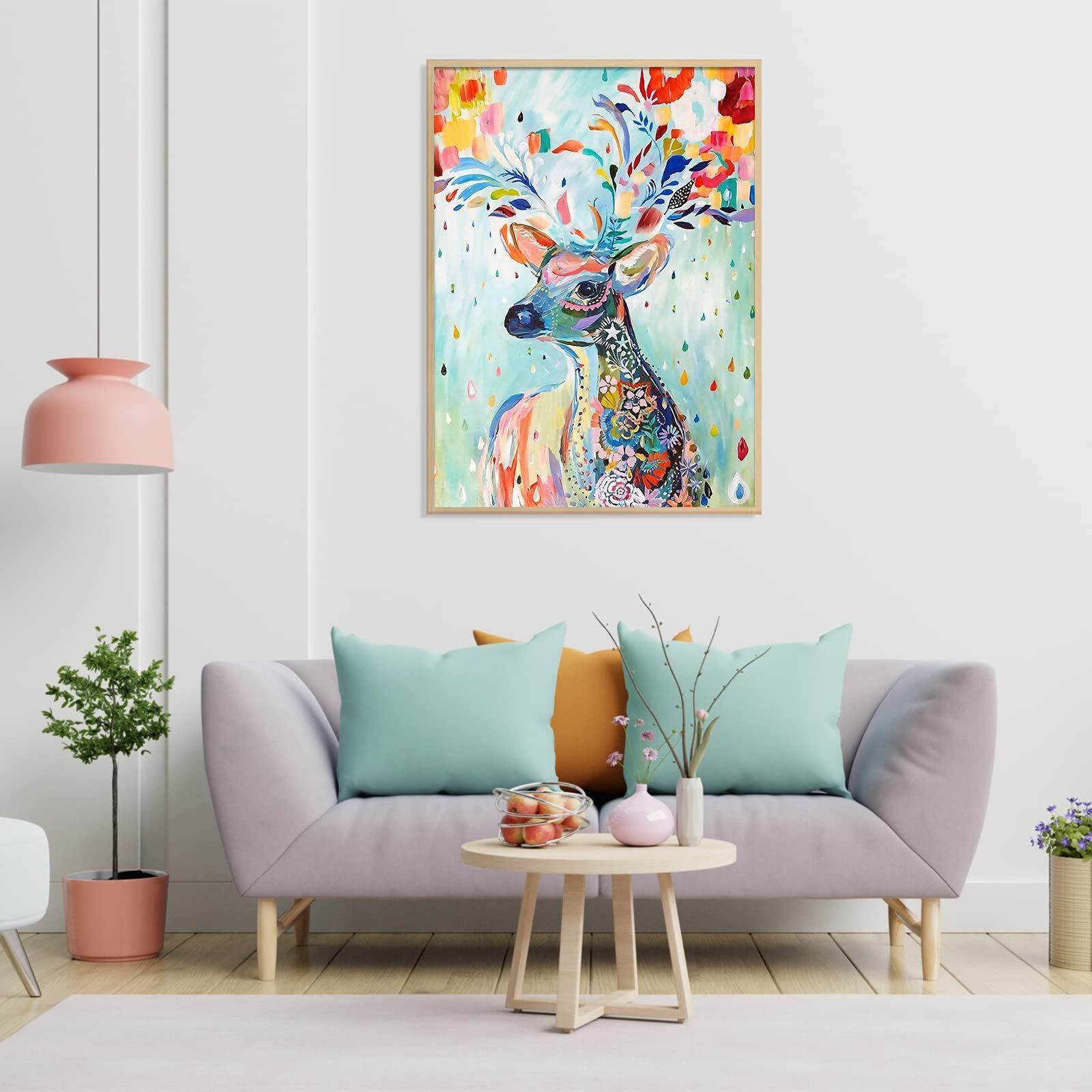 ジグソーパズル 1000ピース 鹿 パズル 絵画 自然 動物 70×50cm Amazon | ジグソーパズル 1000ピース 鹿 絵画 自然 動物