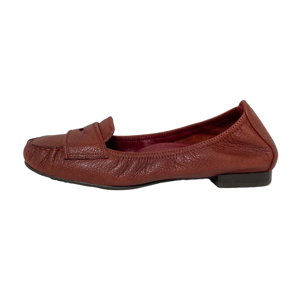 COLE HAAN コールハーン フラットシューズ 5 1|2B レディース - ボルドー レザー