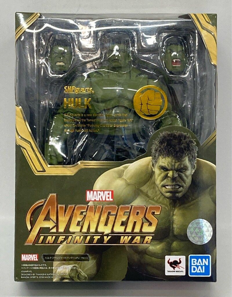 最高 BANDAI SPIRITS S.H.Figuarts AVENGERS / INFINTY WAR ハルク