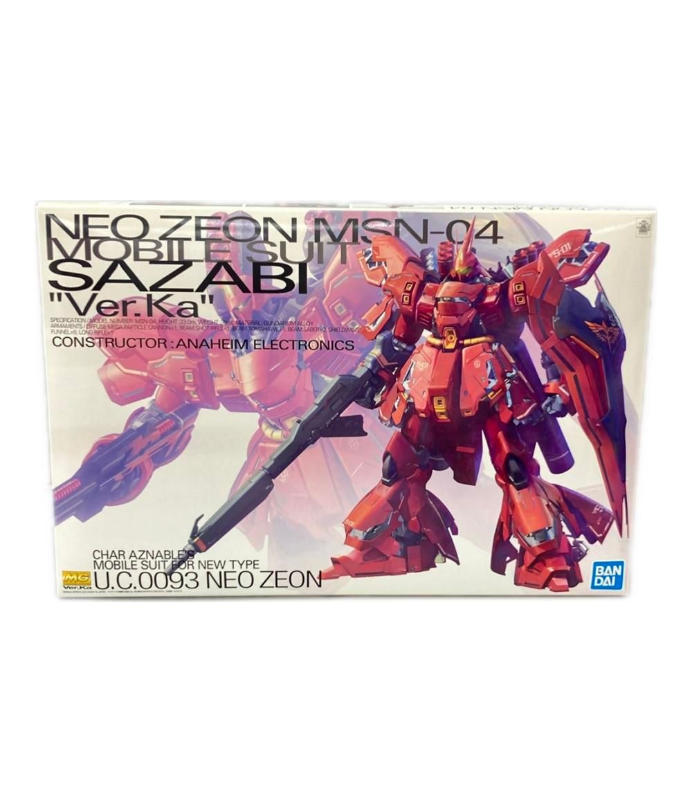 BANDAI 機動戦士ガンダム逆襲のシャア バンダイ MG 1|100 MSN-04 サザビーVer.ka プラモデル ガンプラ