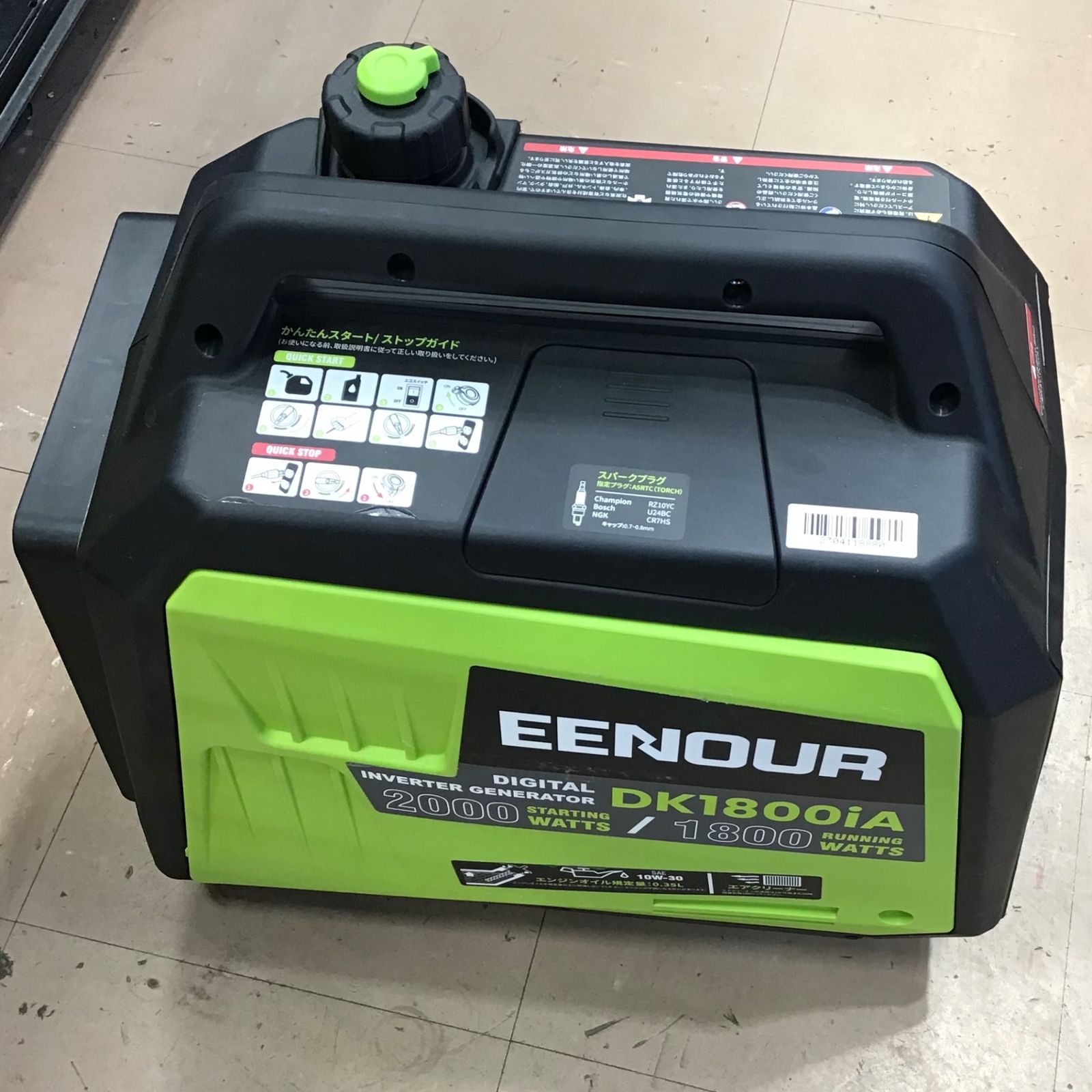 中古美品】EENOUR DK1800ia インバーター発電機【草加店】 - メルカリ