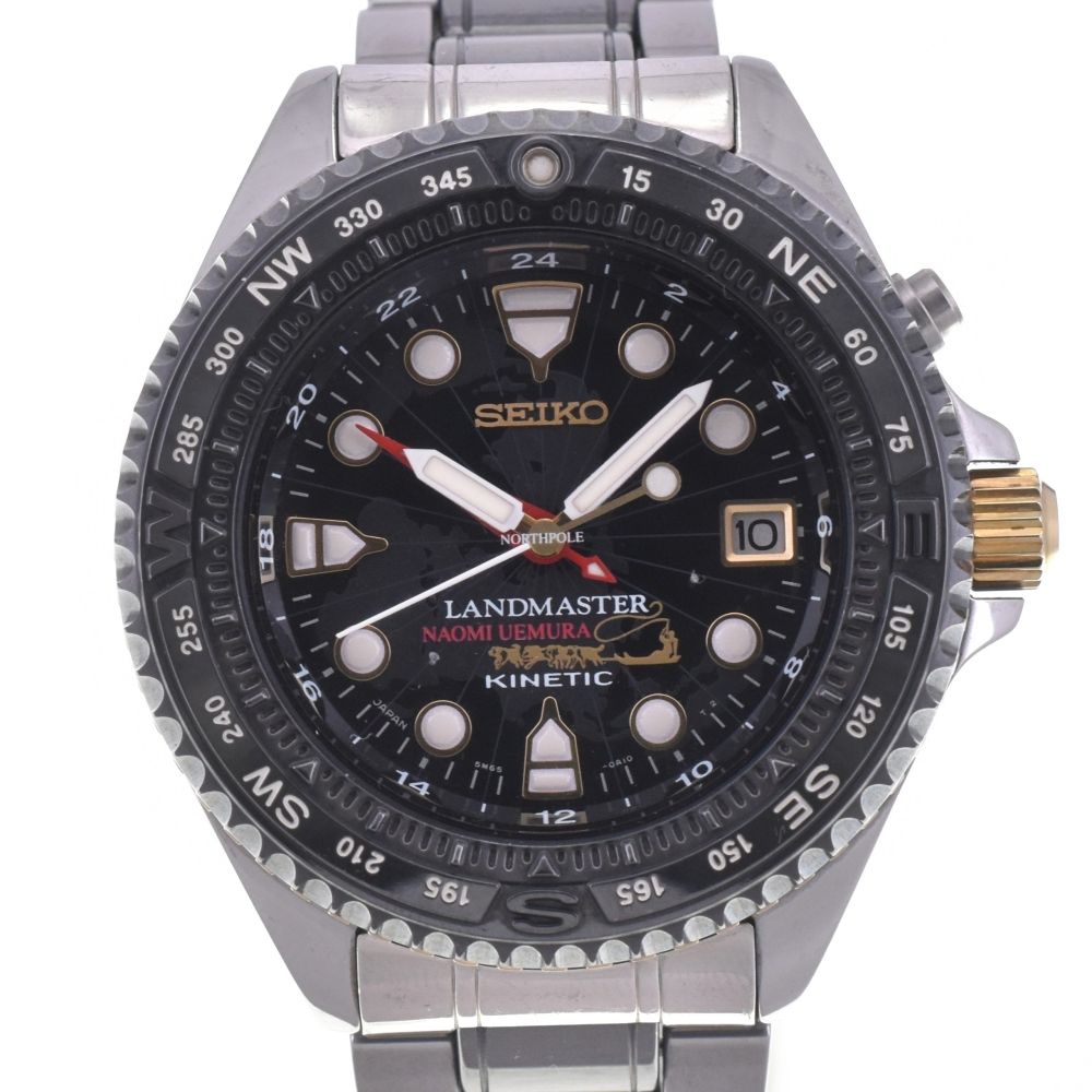 セイコー SEIKO 5M65-0A10|SBDW002 ランドマスター キネティック 植村直己モデル メンズ L 143062