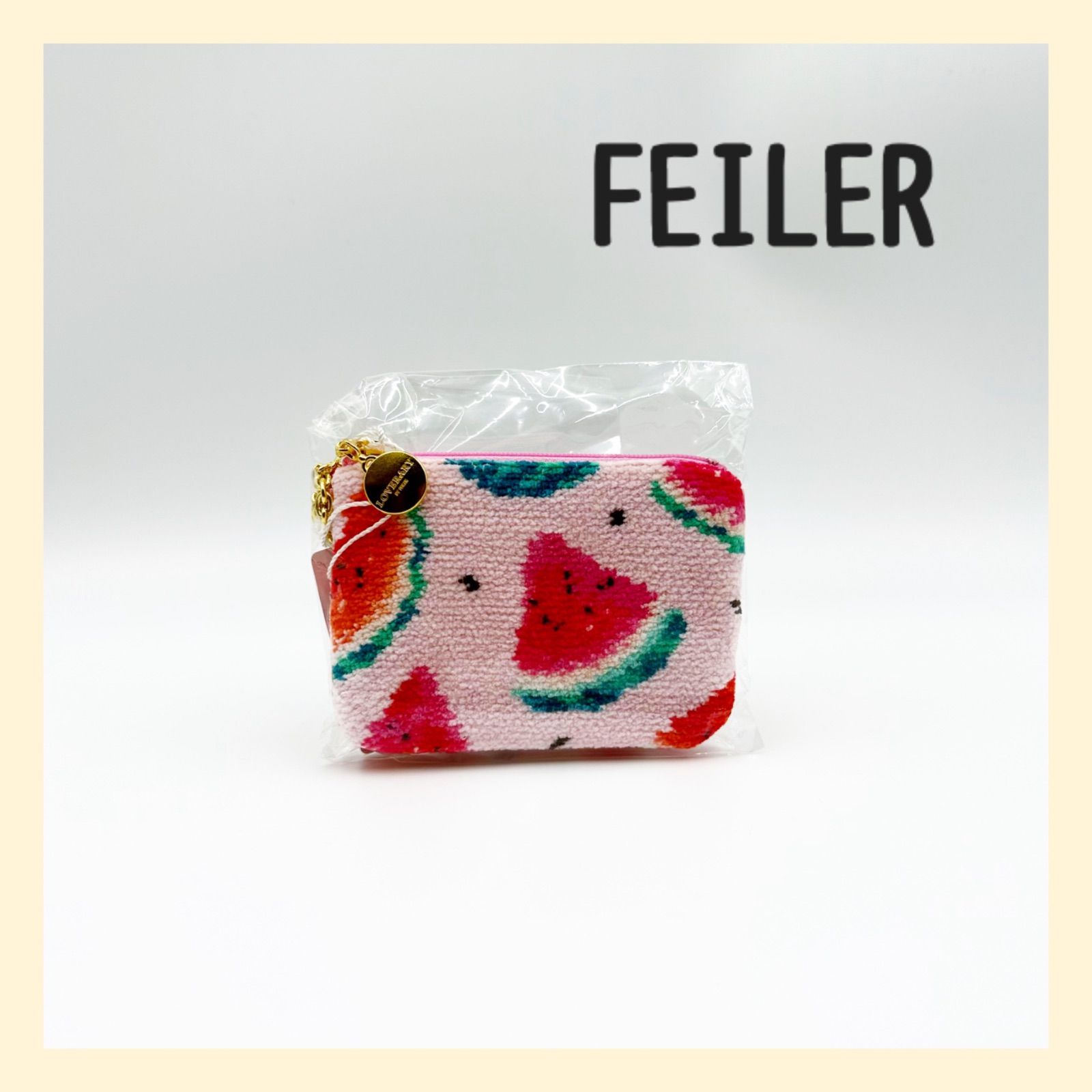 フェイラー FEILER スイカドット　キー&カードポーチ フェイラー スイカドット キー&カードポーチ （WEB限定品