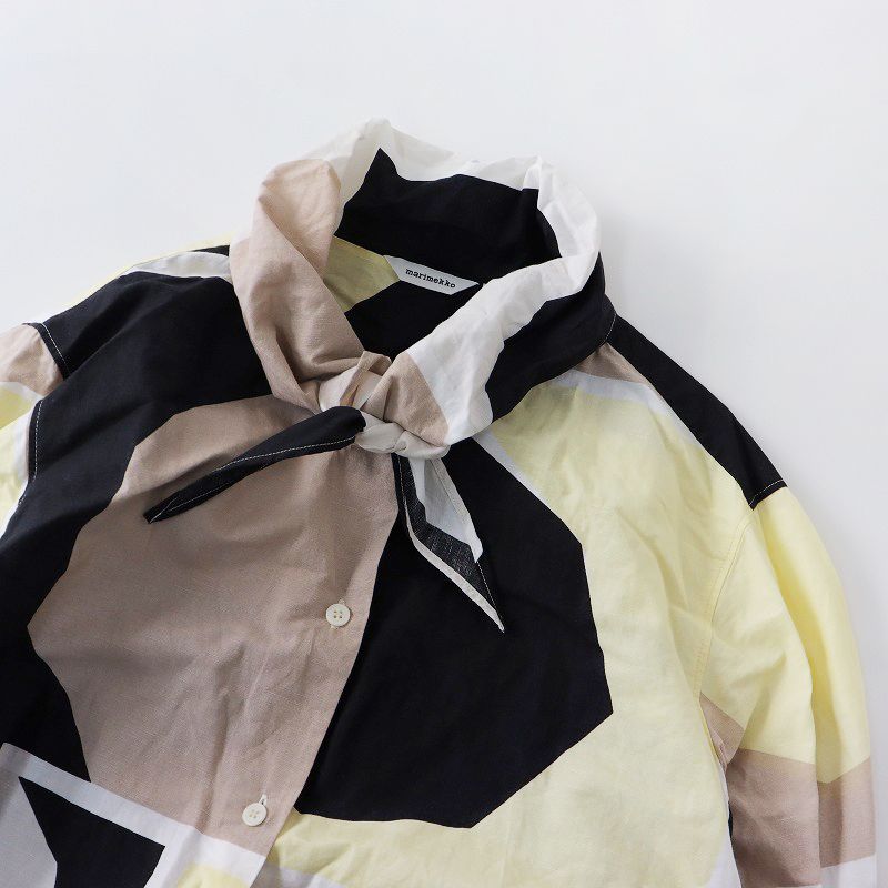 マリメッコ marimekko Iso Pampula Valoisa シャツワンピース 36