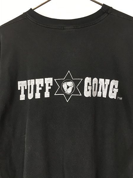 古着 90s BOB MARLEY × TUFF GONG Records ラスタ アート ロック