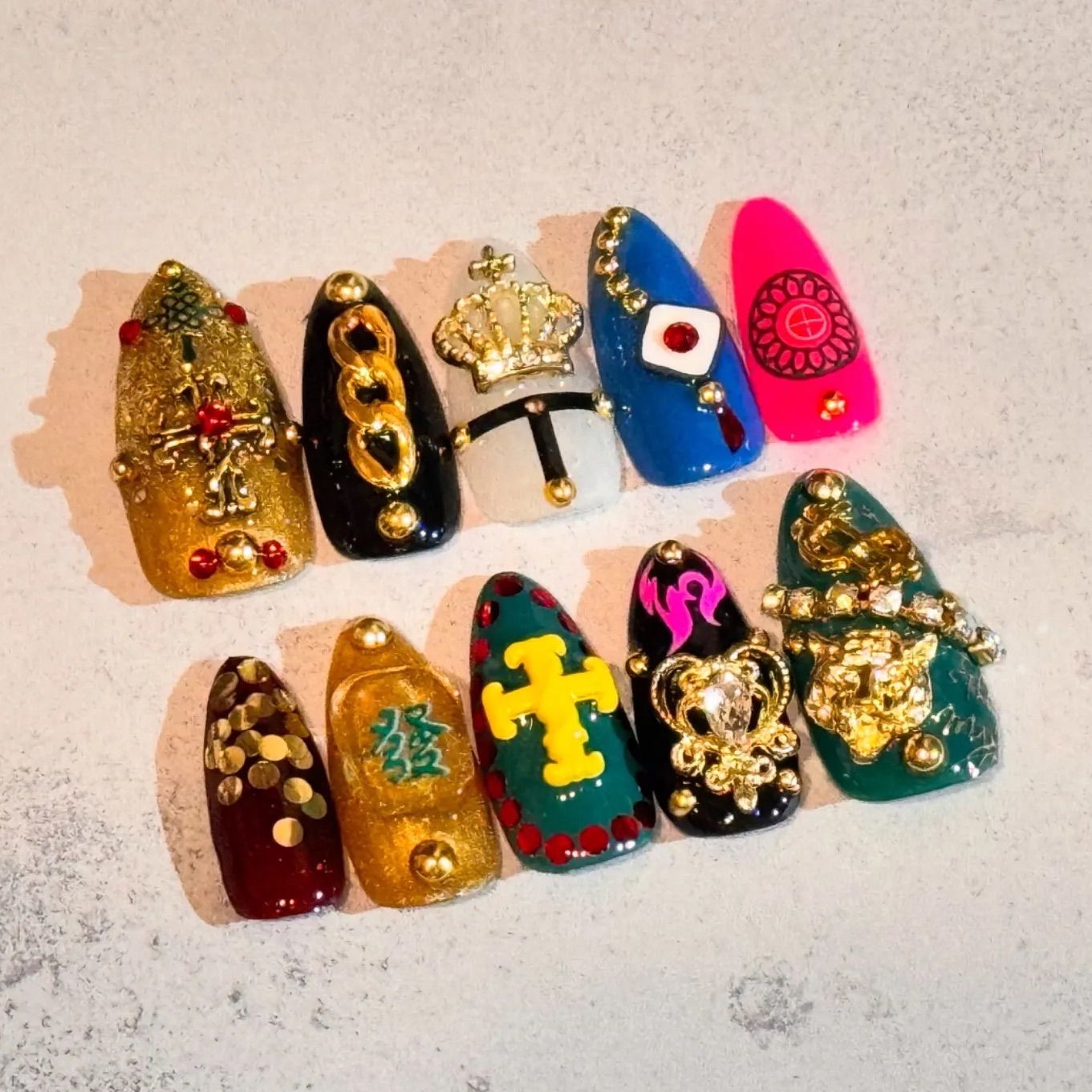 現品】ネイルチップ 概念ネイル 痛ネイル ヒプマイ ヒプノシスマイク