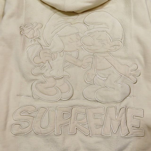 20AW シュプリーム SUPREME × スマーフ Smurfs Hooded Sweatshirt スウェット パーカー フーディ 長袖  プルオーバー カットソー M ベージュ/10 メンズ - メルカリ