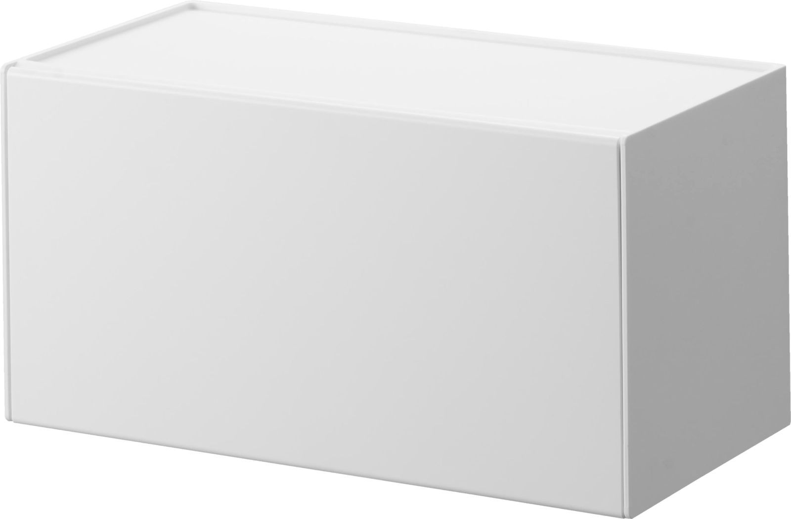 『大特価』 ペーパータオル ディスペンサー トレー付き ホワイト 約W26×D13.5×H13.6cm(蓋開口時：約H26.3cm) 石こうボード壁対応 タワー 】 tower 付属 ペーパータオルケース 石こうボードピンセッ