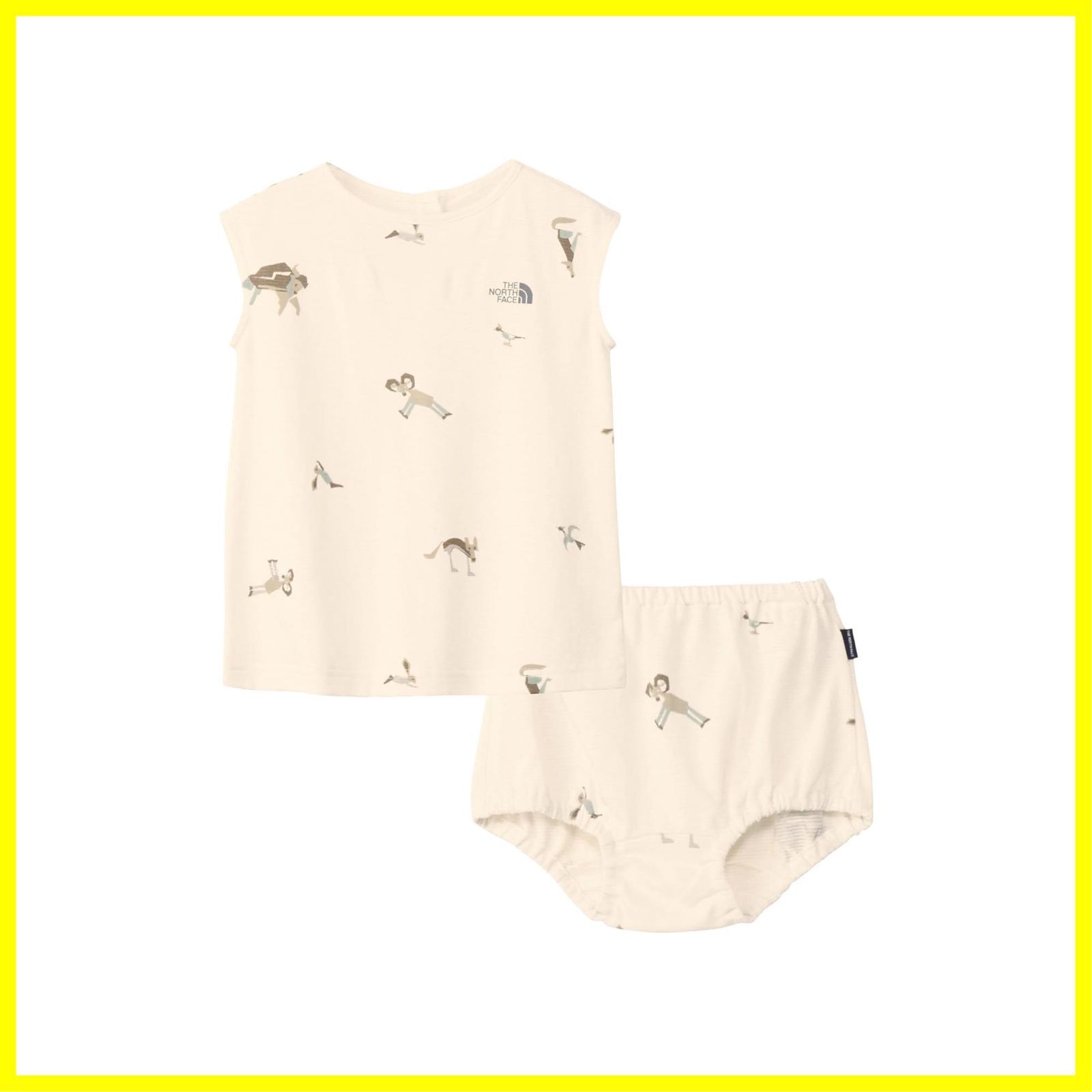 早い者勝ち ロンパース ショートパンツ Little Breeze Tシャツ コレクション ベビー ザ ノース フェイス トドラー オーガニックコットン