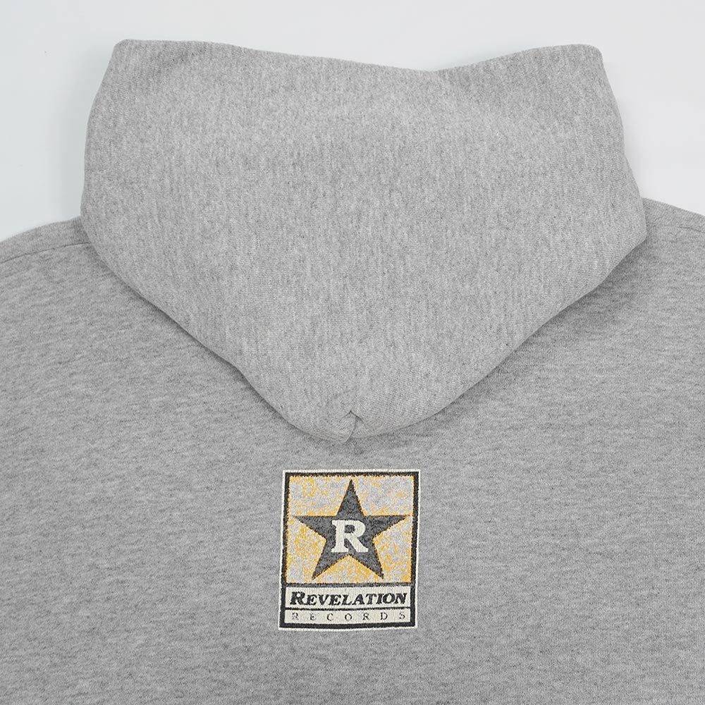 テキサスイズザリーズン Texas Is The Reason 90s 90年代 スウェットパーカー REVELATION RECORDS TULTEX ポストハードコア エモ レベレーション USA ヴィンテージ バンドT 古着 霜降りグレー L