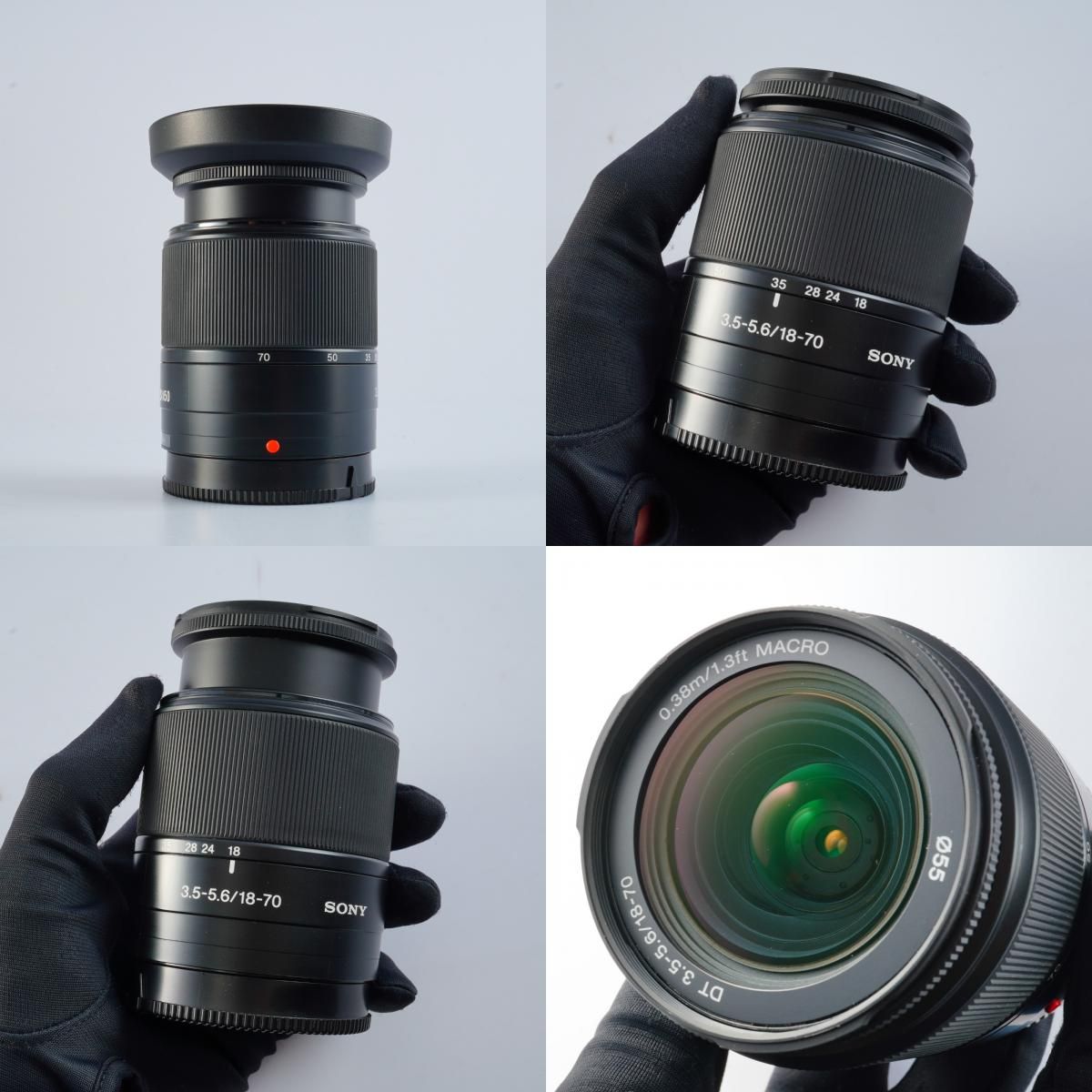 SONY ソニー 18-70mm F/3.5-5.6 & Sony 55-200mm F/4-5.6 ズームレンズ