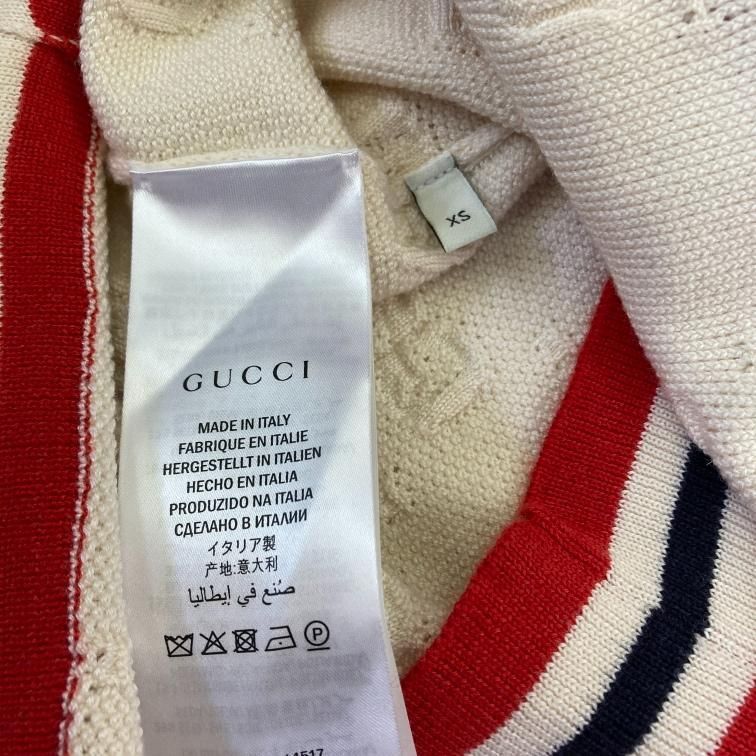 未使用】GUCCI グッチ アングリーキャット ボーダー ニット キッズ 