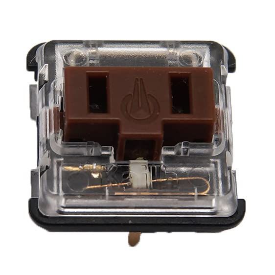Kailhロープロファイルスイッチ - 茶軸/タクタイル/45g/キーボードスイッチ メカニカルキーボード用（35個入りボックス）