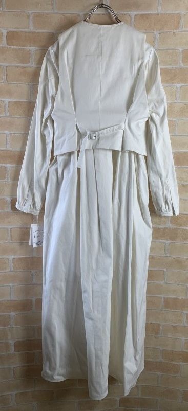 ETRE TOKYO エトレトウキョウ ジレセット ロングワンピース ホワイト S 44846683