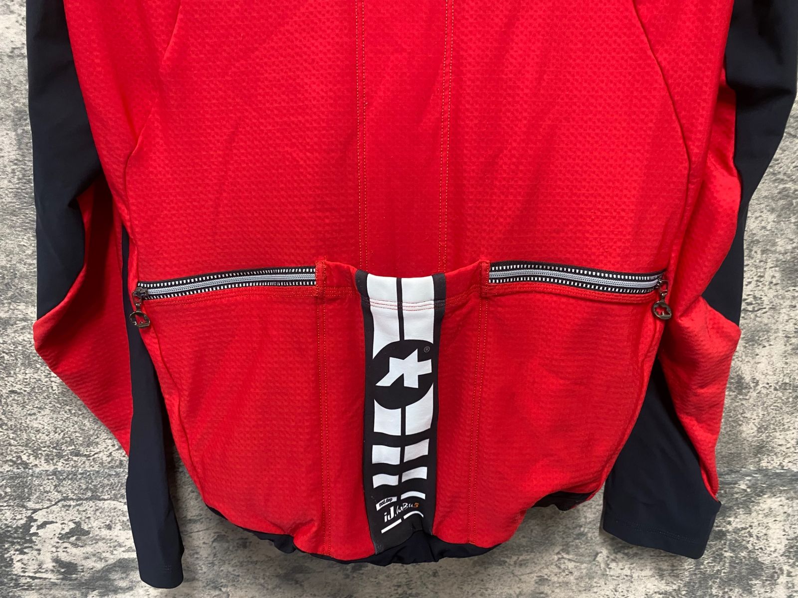 ASSOS iJ.haBu5 初冬用 サイクルジャージ 長袖 ジャケット アソス IT814 アソス assos iJ.habu 5 長袖 サイクルジャケット 赤 黒 M