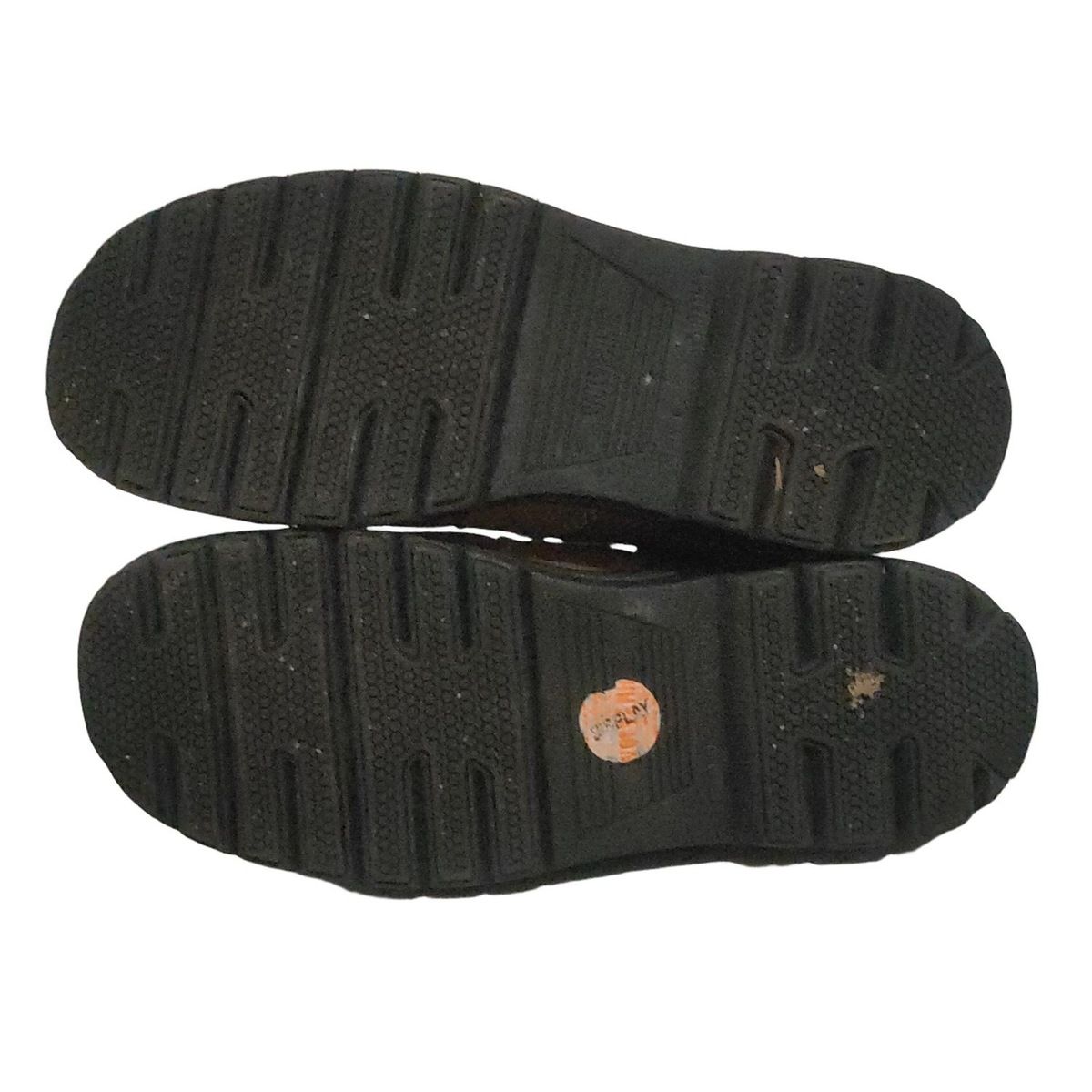 WOLVERINE ウルヴァリン ショートブーツ メンズ - ブラウン×黒 レザー