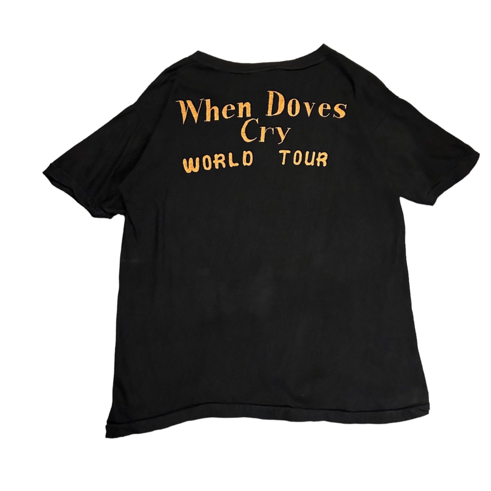 A219】80s Sport One Prince When Doves Cry world tour T shirt
