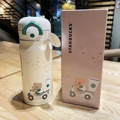 スターバックス starbucks 水筒 魔法瓶 ステンレスボトル 桜 水筒 350ml 保冷保温 魔法瓶 男女兼用 軽量構造 直飲み