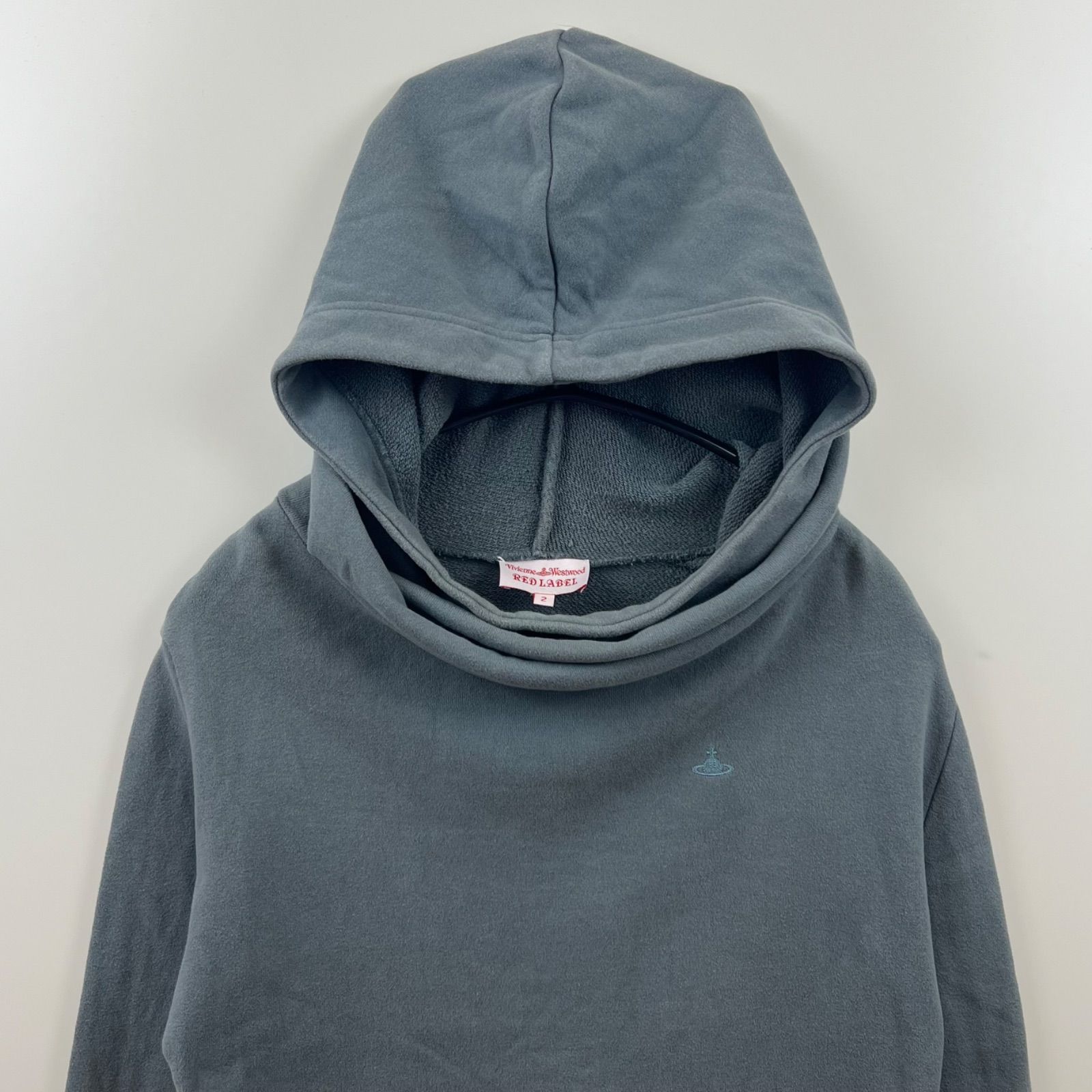 ヴィヴィアンウエストウッドレッドレーベル　変形パーカー　オーヴ　土星　ファスナー Vivienne Westwood RED LABEL archive orb deformation hoodie