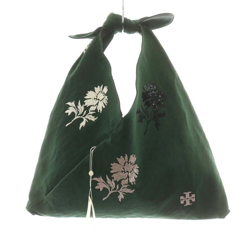トリーバーチ TORY BURCH ZOE EMBELLISHED TIE BAG ハンドバッグ 
