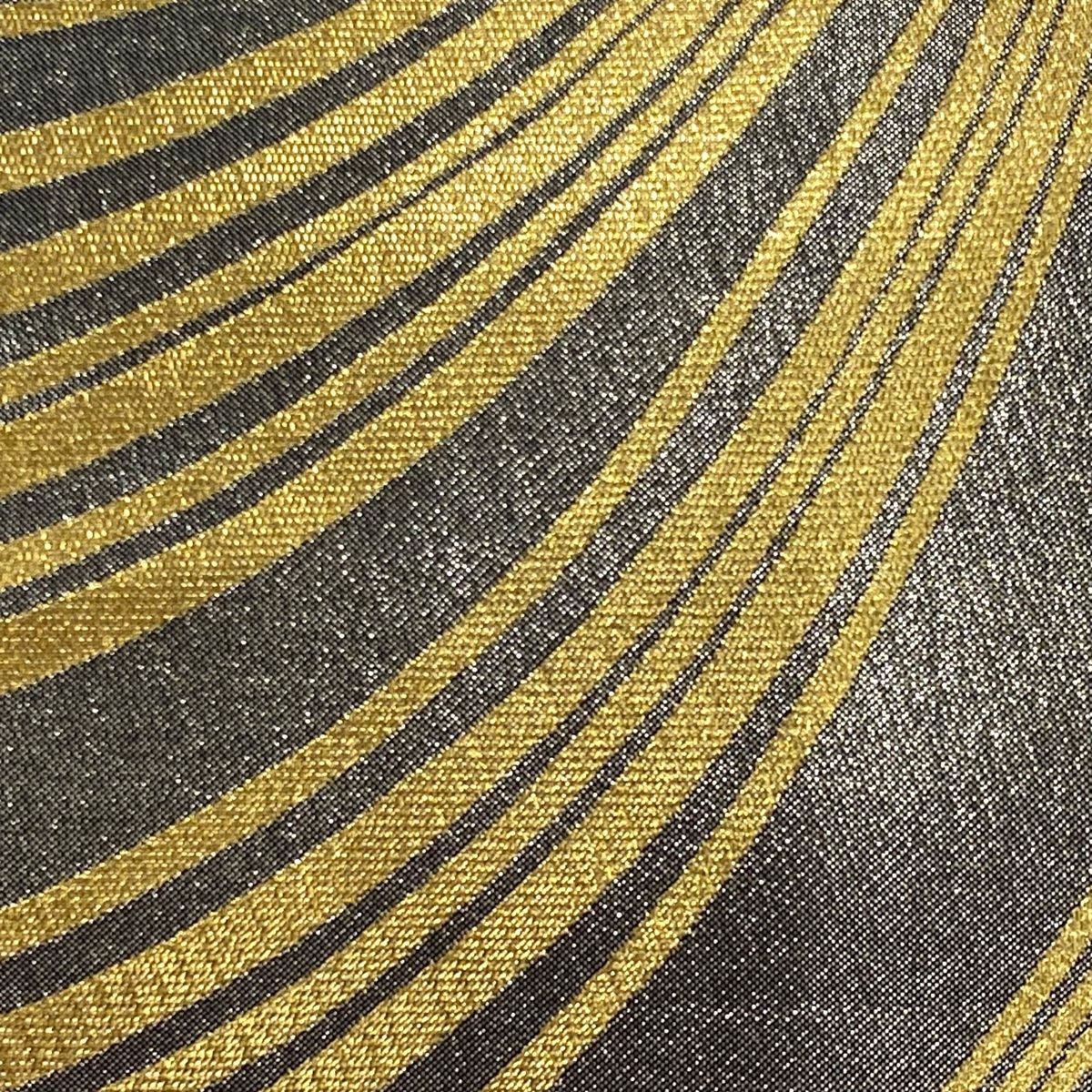 美品】 袋帯 秀品 幾何学模様 箔 黒灰 全通 正絹 【中古】 - メルカリ