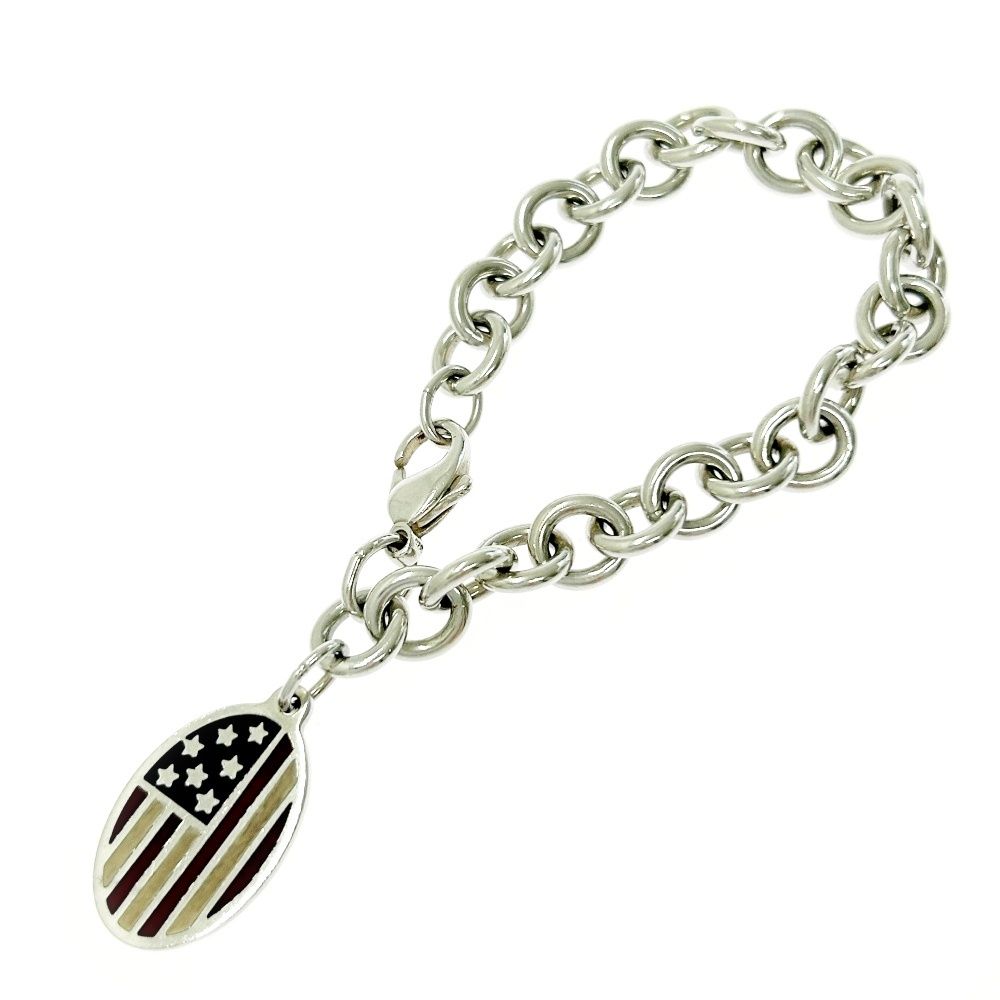 中古】TIFFANY&Co. ティファニー シルバー 星条旗 アメリカ