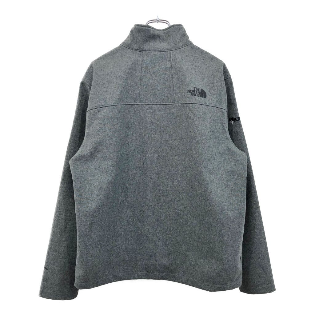 THE NORTH FACE ノースフェイス ソフトシェルジャケット アウトドア グレー(メンズ L)中古 古着 U4610