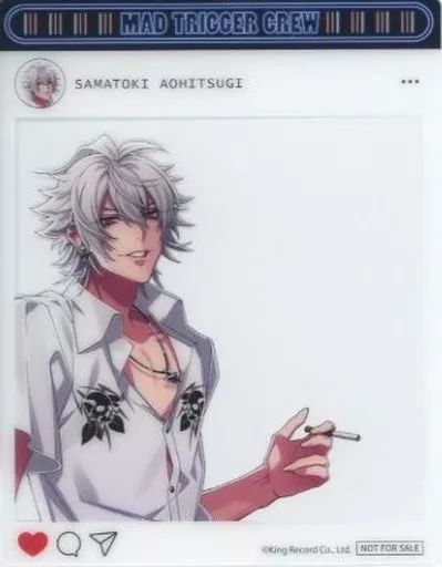 中古キャラカード 碧棺左馬刻 SNS風クリアカード 「ヒプノシスマイ中古