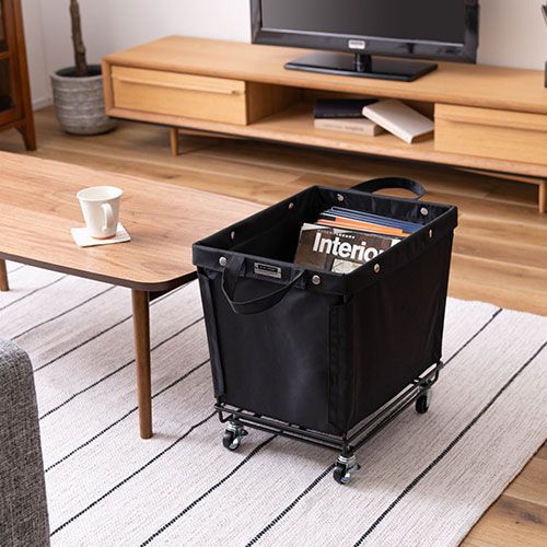 東谷 バスケットワゴン ブラック MIP-78BK MARWIL-DEMENAGEMENTS_CH