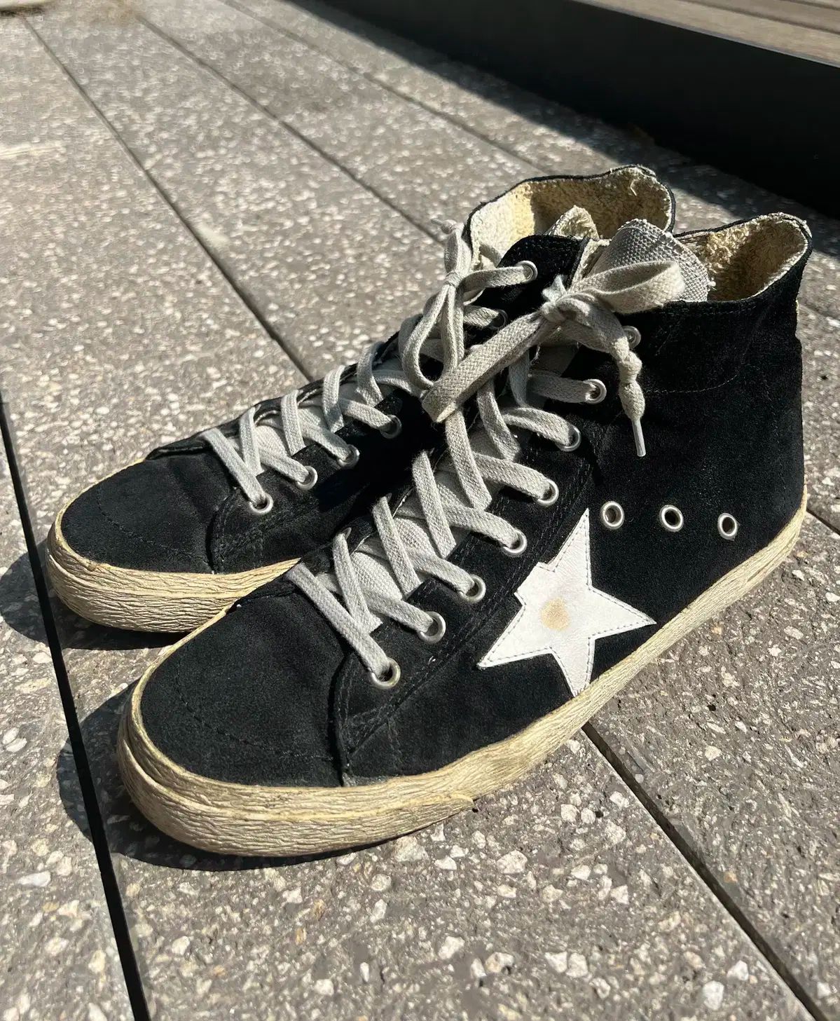 GOLDEN GOOSE(ゴールデングース) フランシー ハイトップ 黒 41