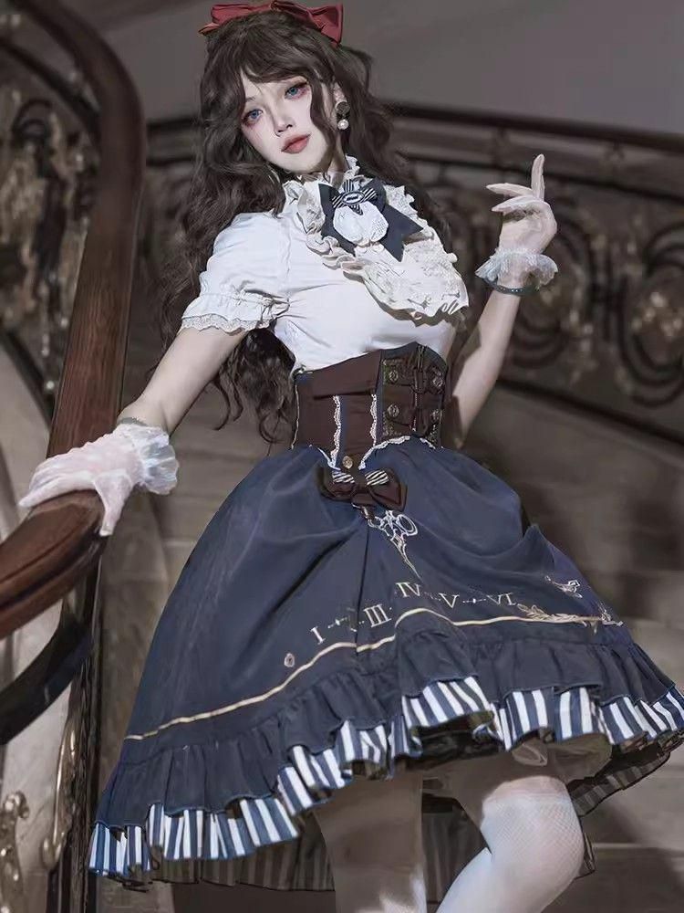 売れ筋 LT-81 豪華姫系 lolita 可愛 レトロ風 オリジナル 洋服 ロリータ ワンピース 美しい刺繍