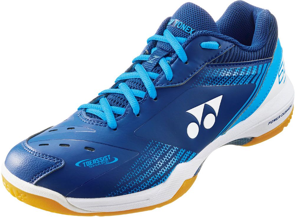 ヨネックス YONEX バドミントン  パワークッション65Zワイド シューズ メンズ レディース パワークッション  SHB65Z3W 019 ネイビーブルー 27.5
